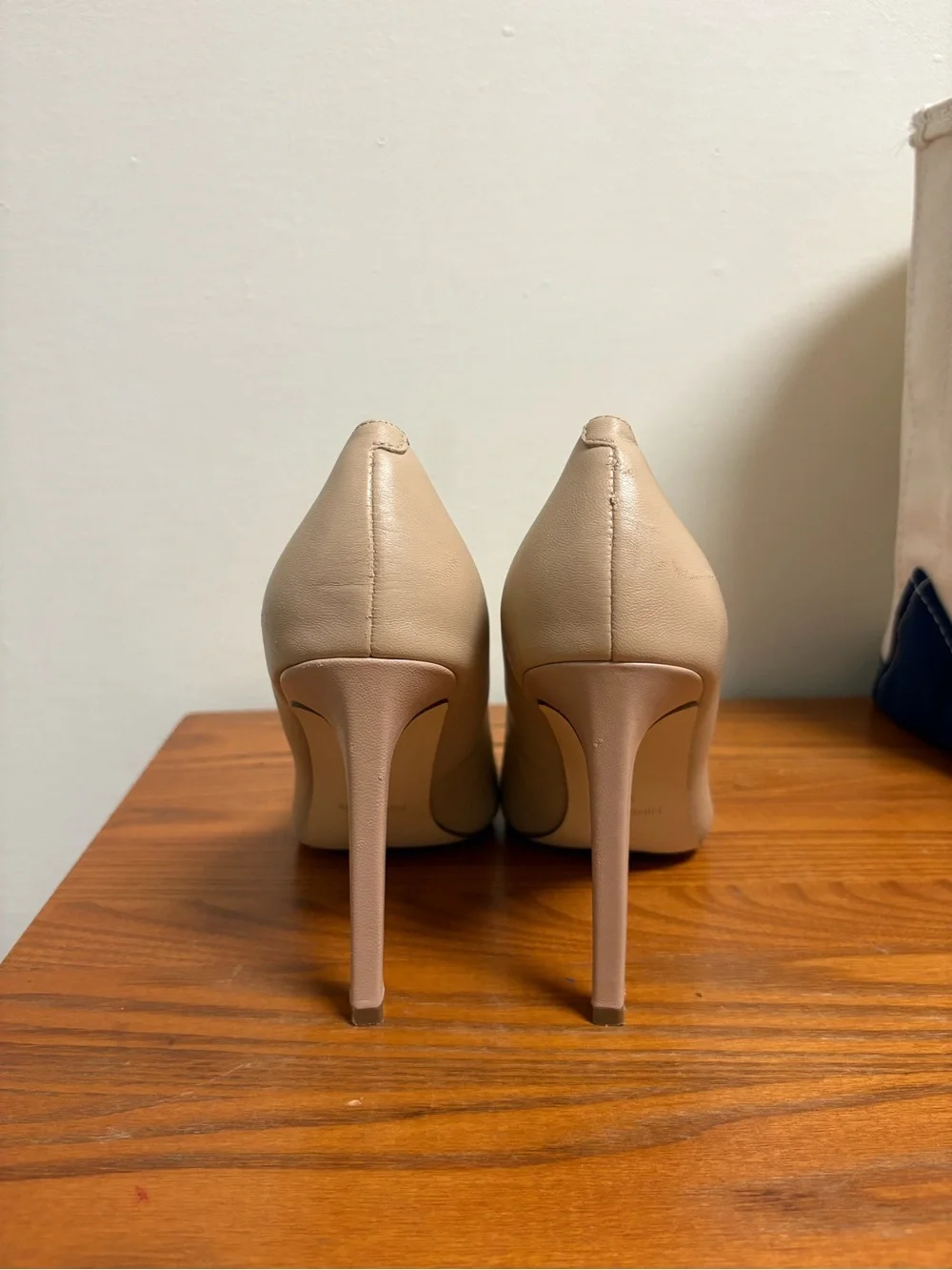Nine West Pointed-Toe Stiletto Pump in Beige